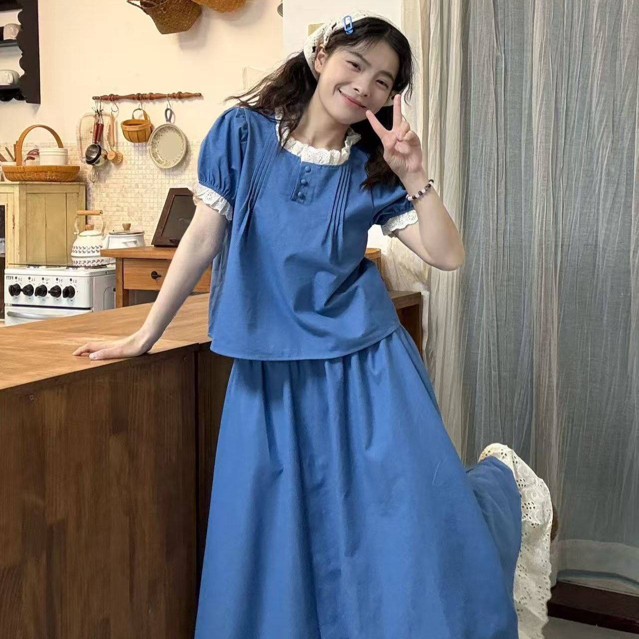 大码高级感新中式套装女