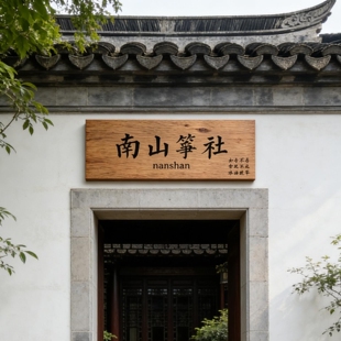 实木门牌定制木牌入户门牌号民宿工作室刻字创意个性复古装饰挂牌