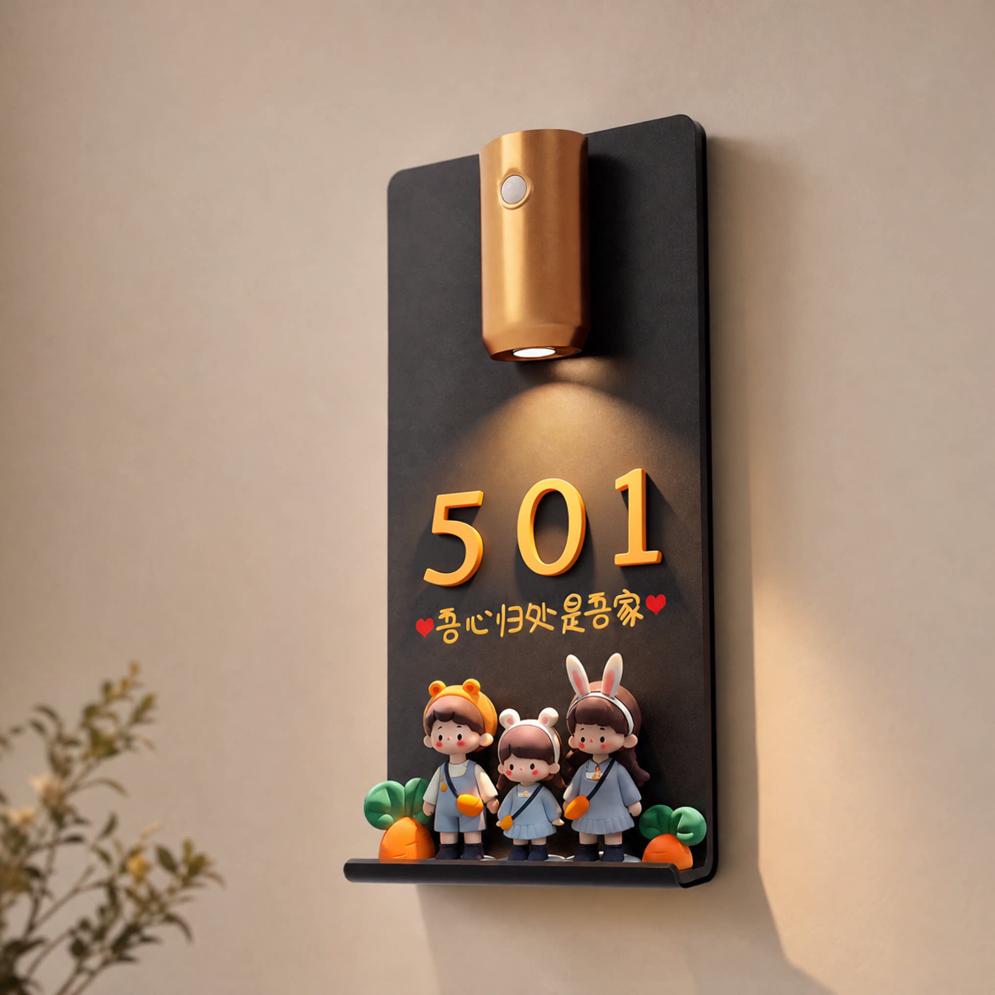 门牌号码牌家用定制高级2026新款图片