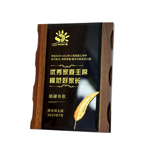 高端奖牌定制定做水晶木质品牌代理经销加盟商授权匾荣誉证书订制