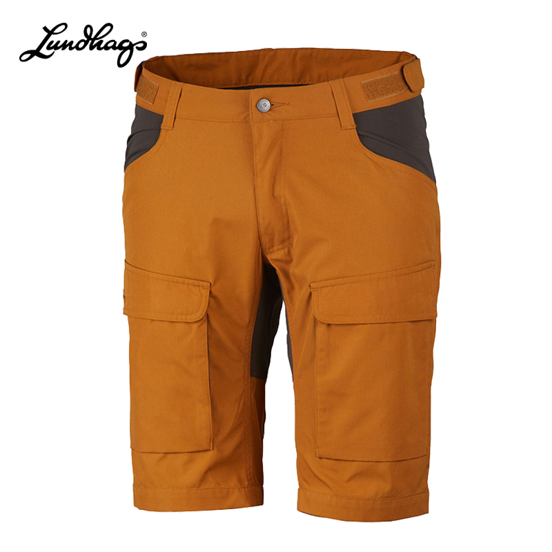 Lundhags隆哈Authentic户外休闲短裤多口袋透气舒适徒步登山裤男