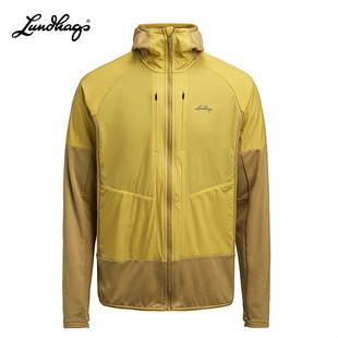 Lundhags隆哈Padje帕德杰户外轻量抓绒衣速干防风保暖中间层男款
