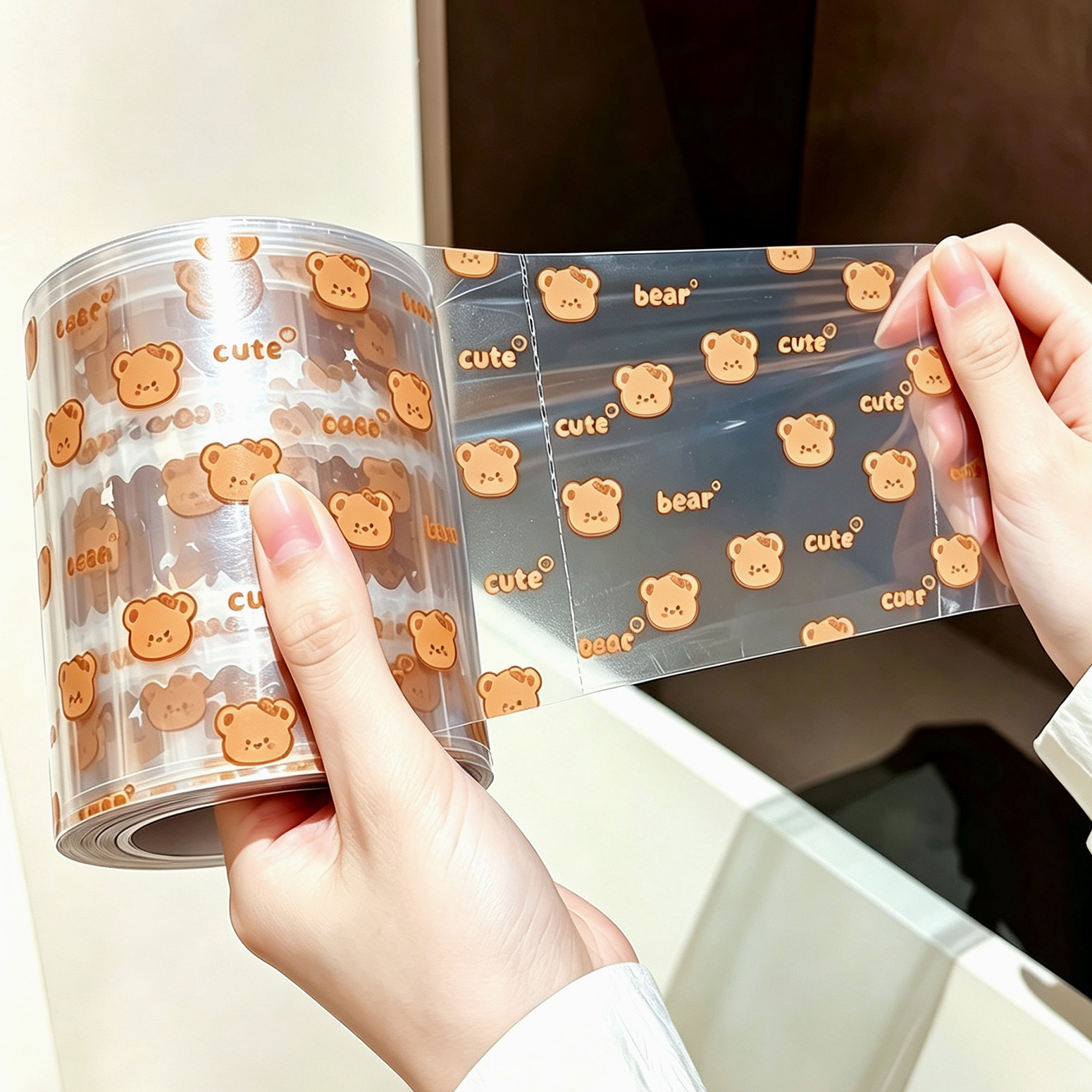 小熊酒店旅行一次性隔脏膜可携式宝妈出行洗手池全覆盖旅游出差神