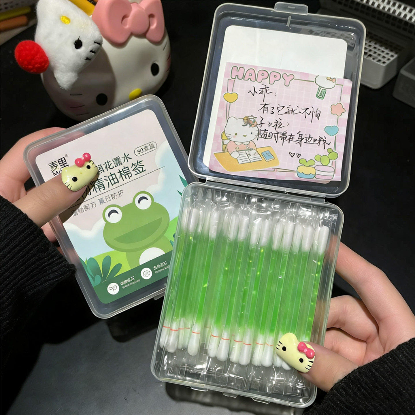 花露水棉签一次性驱蚊草精油便携式户外改善儿童蚊虫叮咬消缓释棒