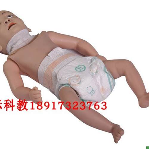 高级儿童气管切开护理训练模型小儿气管R切开模型婴儿模型