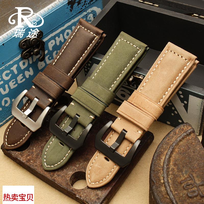 适用原装佳明表带fenix飞耐时1/2/3代真皮磨砂飞耐时5/5X复古手表