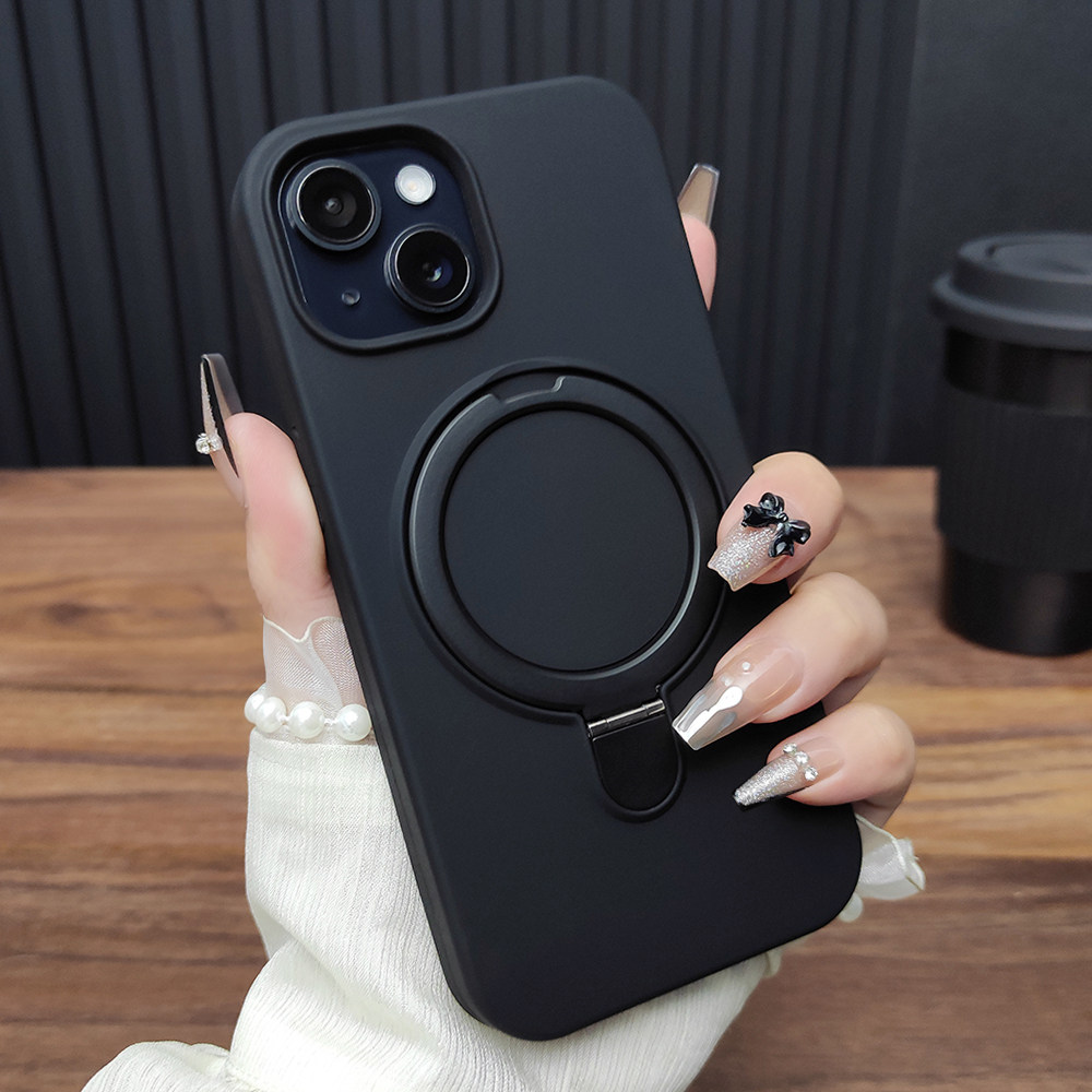 苹果16折叠支架硅胶手机壳