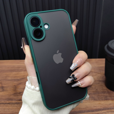 苹果17肤感磨砂防摔手机壳