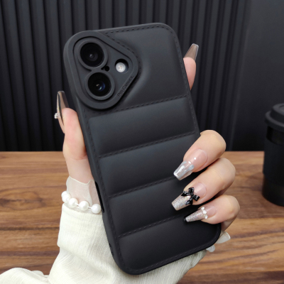 苹果16羽绒服防摔手机壳