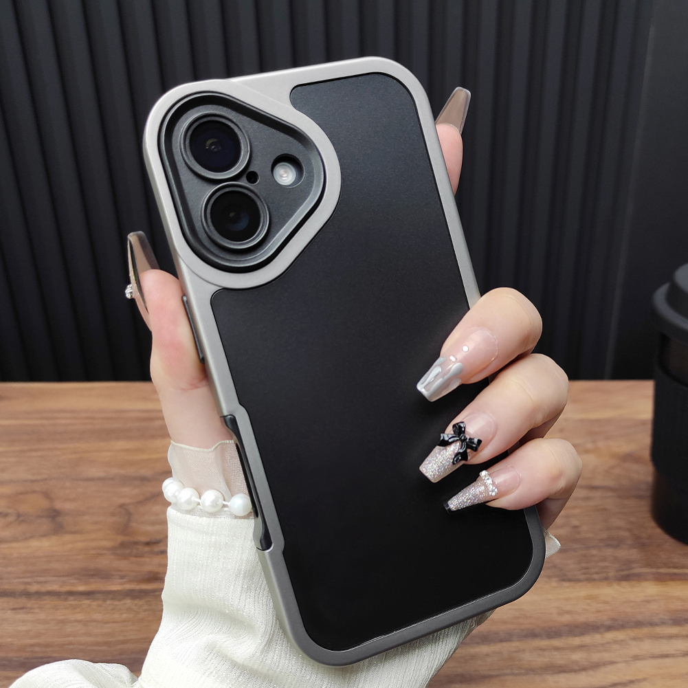 苹果16防摔磨砂手机壳