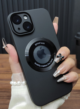 适用苹果17手机壳iPhone16ProMax肤感磨砂15Plus自带镜头膜14网红13简约防摔12透标硬壳全包保护壳A27