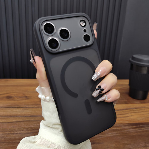 苹果17ProMax肤感磨砂防摔手机壳