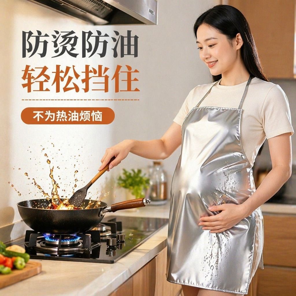 防辐射孕妇围裙防辐射衣服银纤维围裙厨房做饭上班电脑防辐射办公