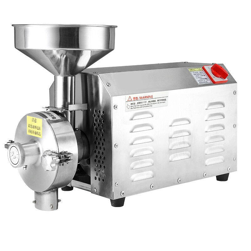 大德(dade)五谷磨粉机高效杂粮粉碎机商用不锈钢粮食打粉机df-85