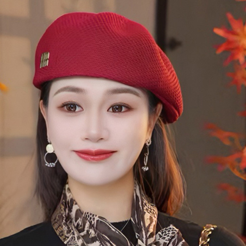 miu里miu气显脸小鸭舌帽正反戴
