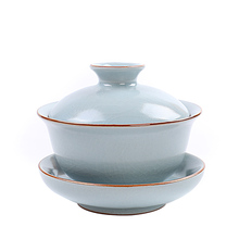 开片三才家用大号功夫茶具盖碗茶杯1
