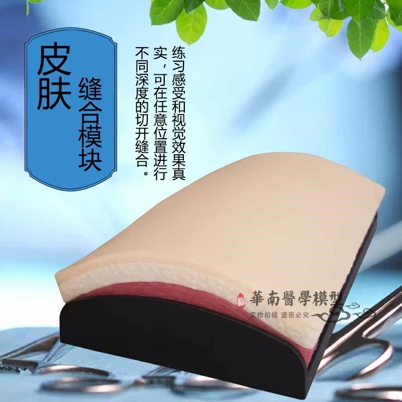 双眼皮练习皮f皮肤缝合模型埋线训练医学练习外科手术玩具硅胶模