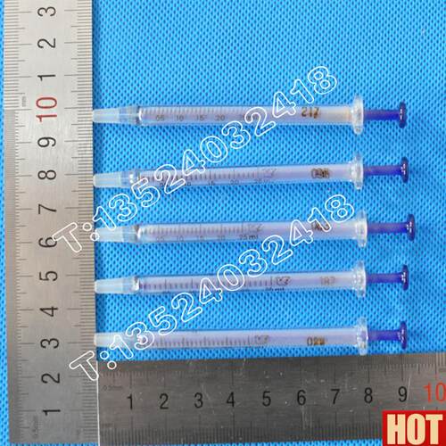 海发货0.25ml玻璃针筒/兰g芯玻璃针筒/玻璃针管/玻璃针桶