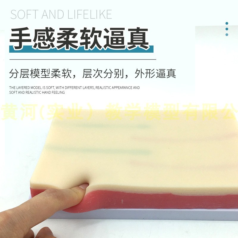 人体仿真皮肤 注射 多功能肌肉注射练H习模块 皮肤缝合训练模型
