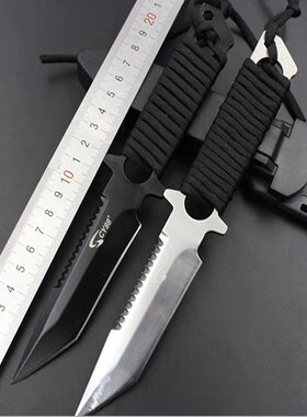 潜水割绳绑腿帕兰刀 美国卡巴战术k鞘男女性女子防身护身比手小刀