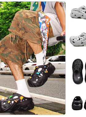 Crocs卡骆驰25年新款珊瑚洞洞鞋女鞋时尚户外休闲沙滩拖鞋211141