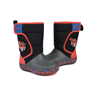 【断码清仓】Crocs卡骆驰儿童保暖卡通秋冬季洛基靴达克靴阵风靴