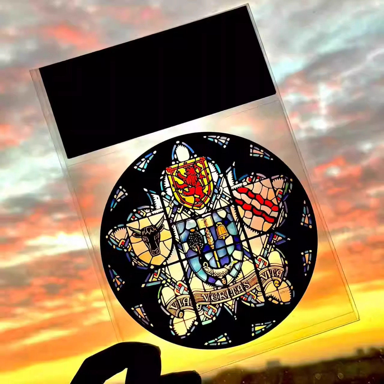 英国格拉斯哥大学纪念品窗花礼物