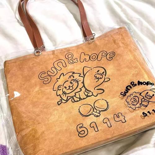 莎头组合周边帆布包袋子斜挎包