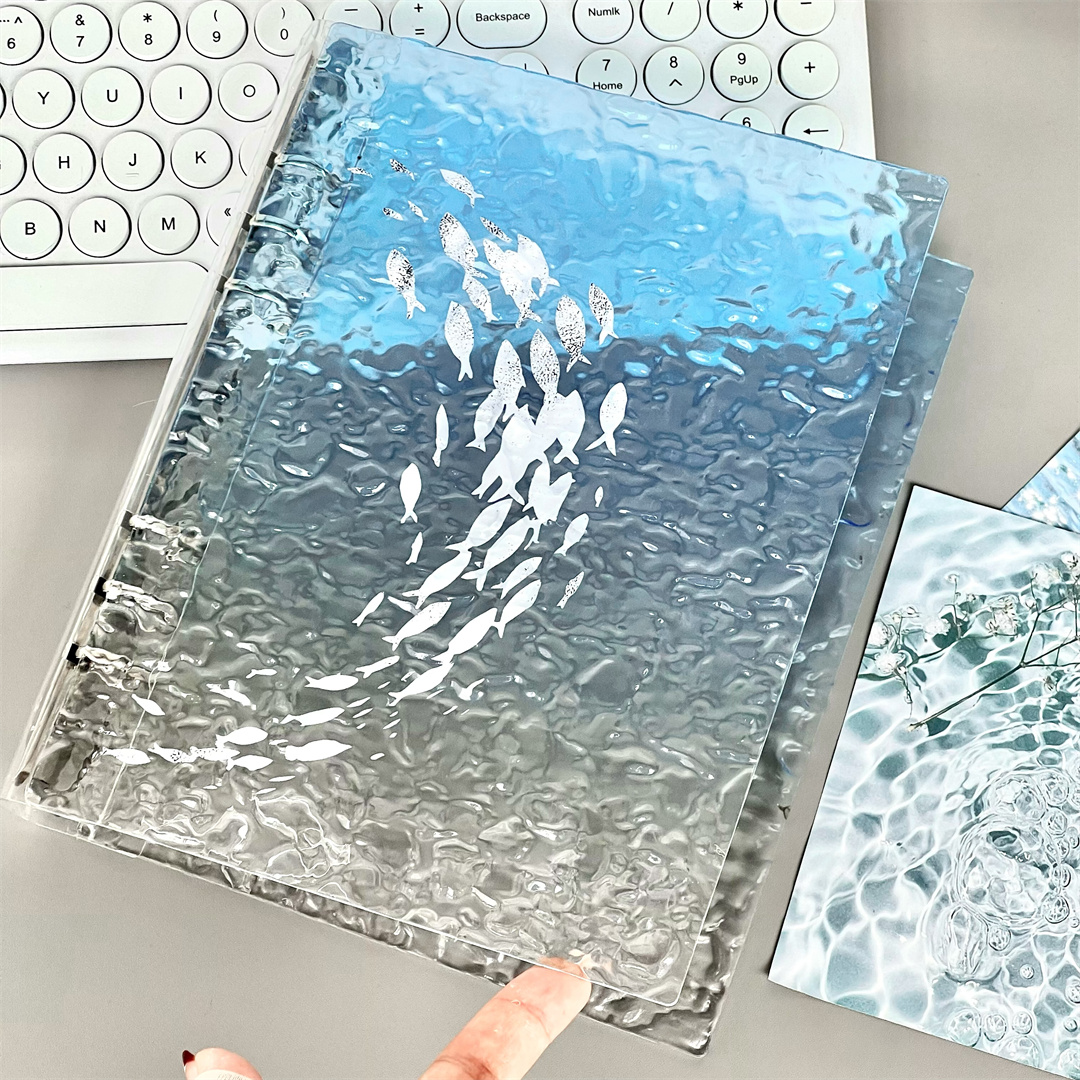 简约透明追星小卡收纳册活页本