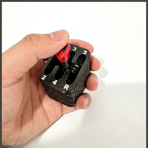 3D打印手动挡拨片玩具装饰摆件