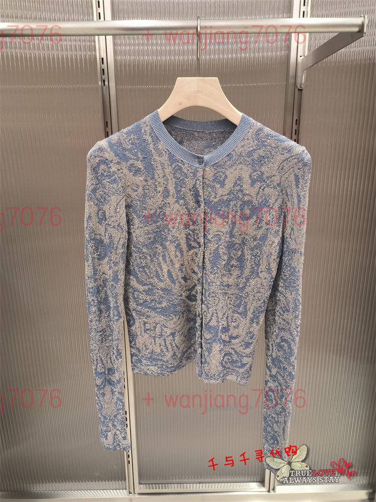 现货JNBY/江南布衣2024春季专柜正品5O2311560短款开襟毛衫995