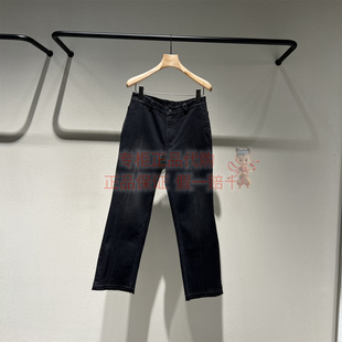 现货 LESS女装国内正品代购2025冬2PAE14990牛仔长裤修身商场同款