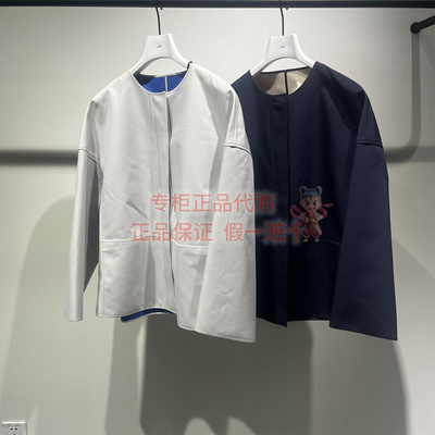 2Q2613790无领夹克短外套宽松