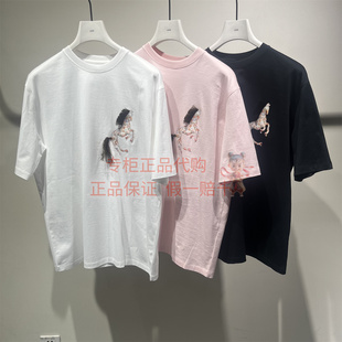代购 国内正品 LESS女装 女 纯棉短袖 T恤2Q211525H时尚 2026春季 速发