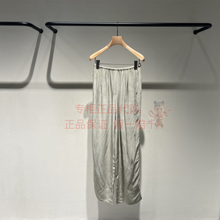 现货 LESS女装2025秋季商场 2P7E16130通勤桑蚕丝休闲裤子女1595