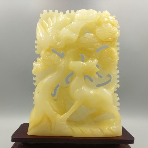 天然阿富汗玉摆件真整块原石纯手工雕刻客厅招财开业乔迁祝寿礼品