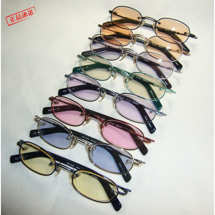 外贸原单正品全框时尚个性眼镜架男士女士近视眼镜框小脸型小镜架