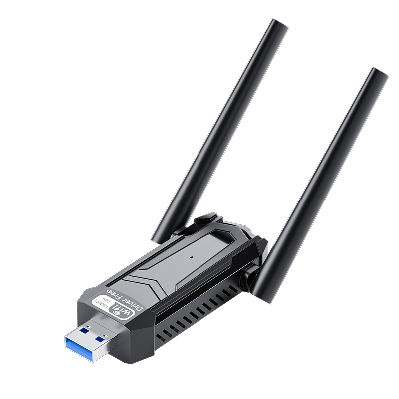 帝特1300M无线网卡win10免驱动5G千兆双频台式机电脑usb接收器发射5G高速笔记本网络热点wifi6大功率接收信