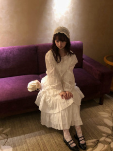 长裙套装 甜玫瑰rosecandy·11.1 ·昭和doll感衬衫 00新品