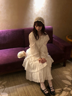 甜玫瑰rosecandy·11.1 20:00新品·昭和doll感衬衫长裙套装