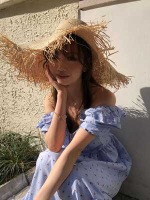 法式田园雪纺甜美碎花连衣裙