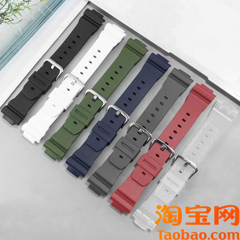 适配卡西欧硅胶手表带GM110DW5600GEA-900/2100橡胶表链替换男女