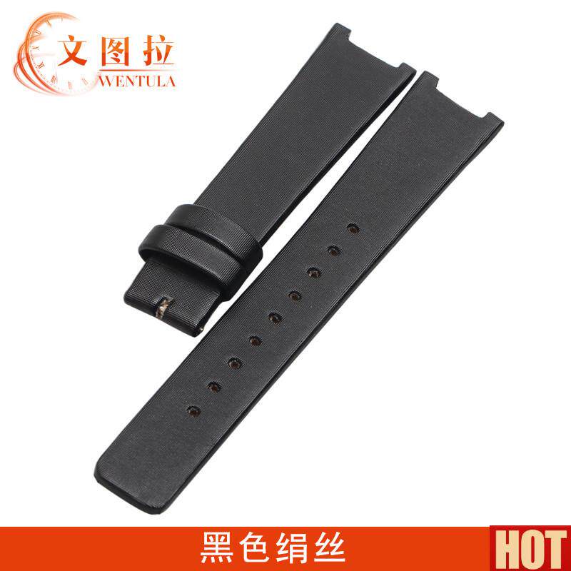 图拉绢丝I表带 代用CK表带 K4211皮带手表带凹口真皮表带绢带