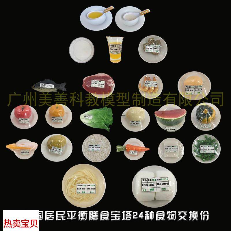 新版中国居民膳食宝n塔食品营养食物交换份模型正常人群饮食指导