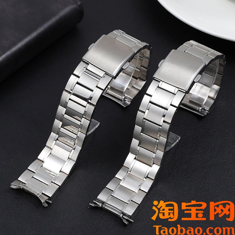 适配卡西欧MTP-1374/1375钢带手表H带男实心不锈钢原装款表链22mm