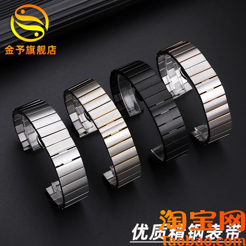 适配HUAWEI华为WATCHGTw4/5智能腕表女士41mm表盘精钢手表带快拆