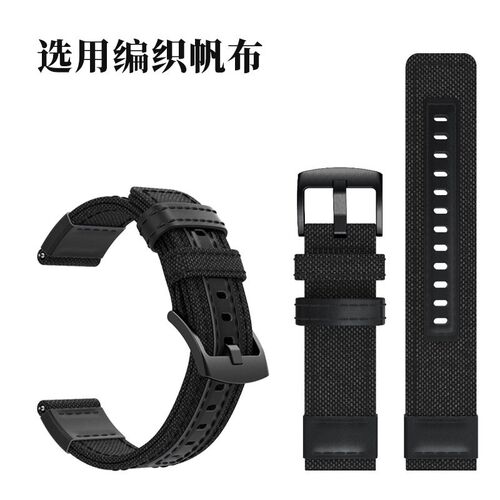 适配吉普Jeep牧马人JP61p2 JP15201 JPC312 JP604帆布男表带22 24