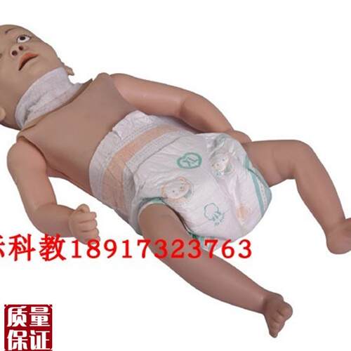 高级儿童气管切开护r理训练模型小儿气管切开模型婴儿模