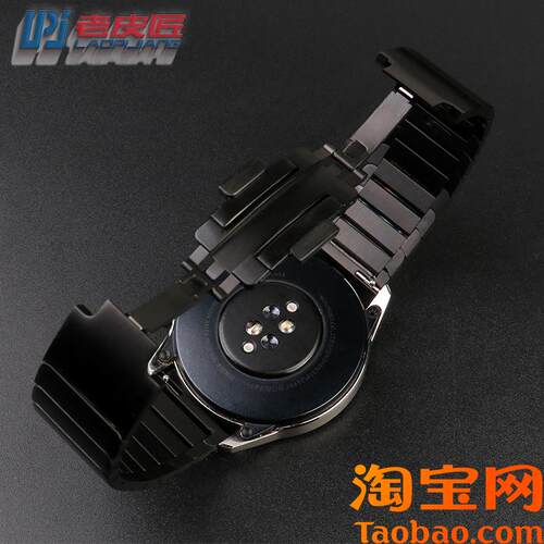 代用华为watchGT2/3346mm精钢表链华为watch2pro荣耀Tmagic22mm男