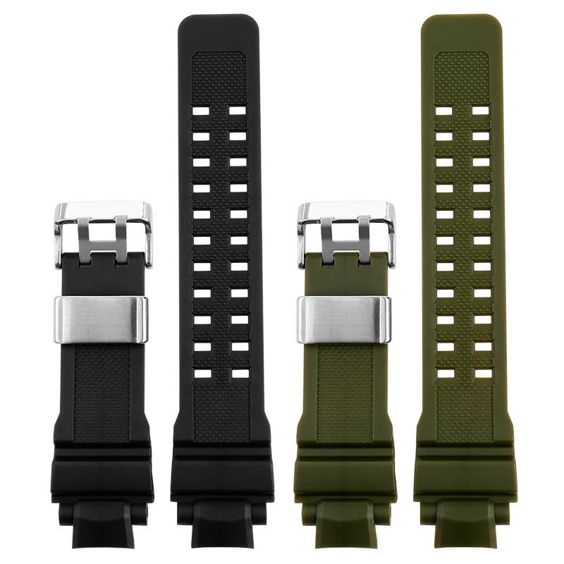 适配卡西欧GW-A1100G-1400GW-4000GA-1000树脂硅Y胶表带男防水